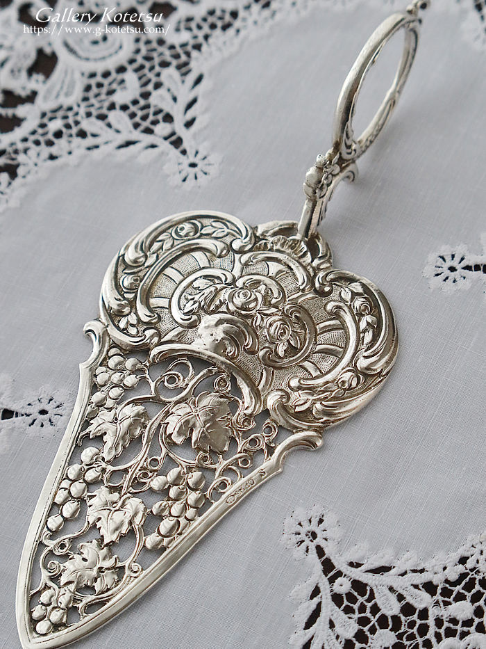 �A���e�B�[�N�V���o�[ antique silver agate handle cutlery