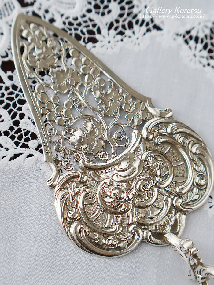 �A���e�B�[�N�V���o�[ antique silver agate handle cutlery