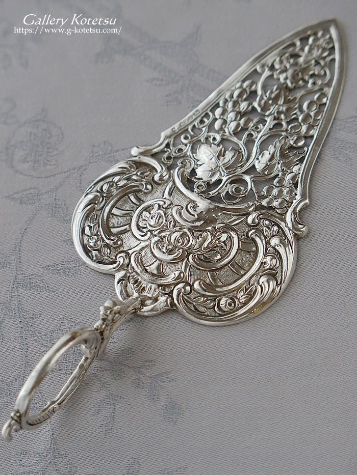 �A���e�B�[�N�V���o�[ antique silver agate handle cutlery