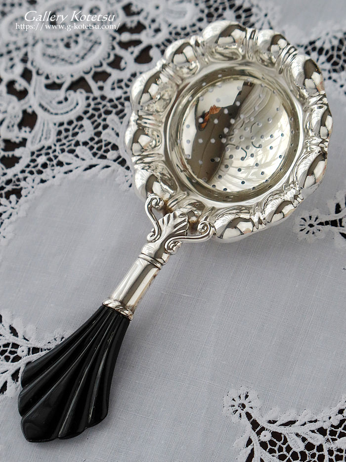 �A���e�B�[�N�V���o�[ antique silver agate handle cutlery