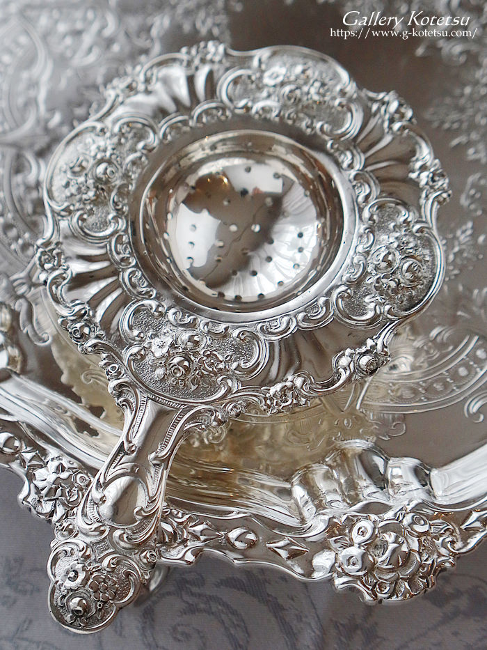 �A���e�B�[�N�V���o�[ antique silver agate handle cutlery