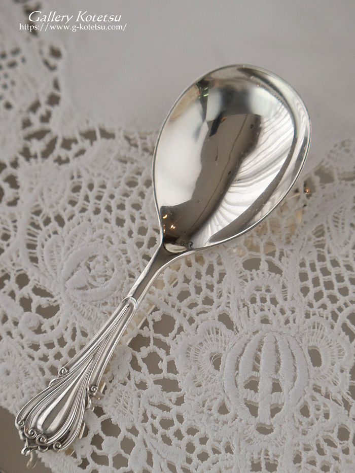 �A���e�B�[�N�V���o�[ antique silver caddy spoon