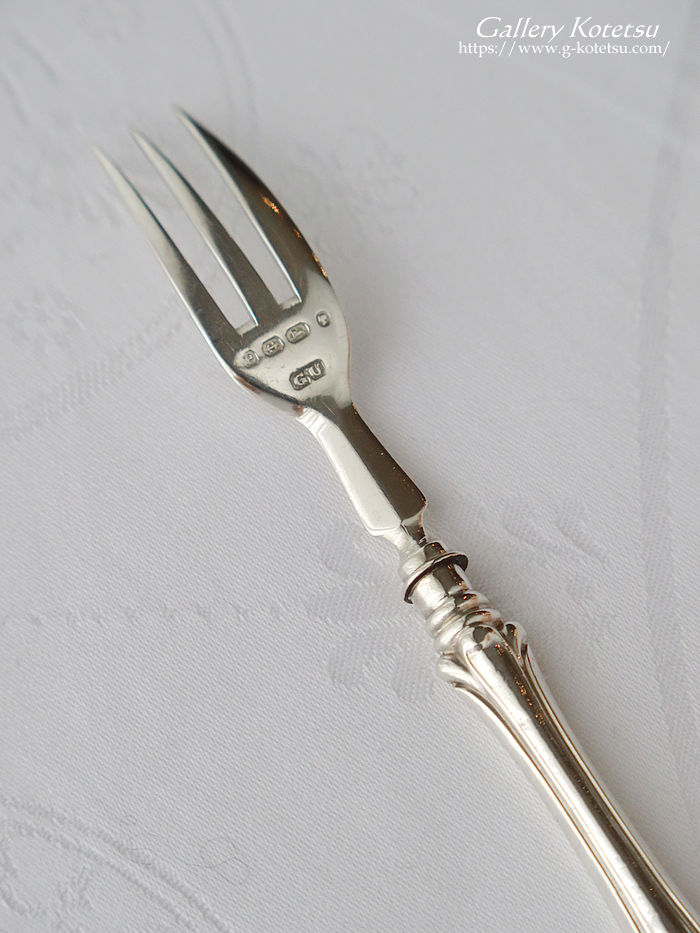 �A���e�B�[�N�V���o�[ antique silver caddy spoon