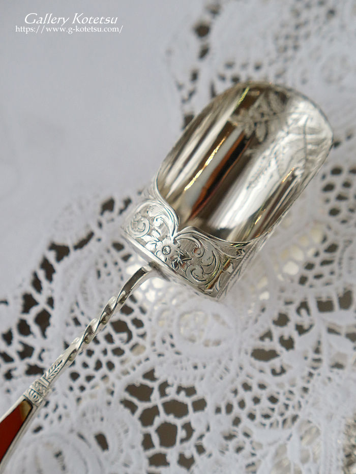 �A���e�B�[�N�V���o�[�@�L���f�B�X�v�[���@antique silver caddy spoon
