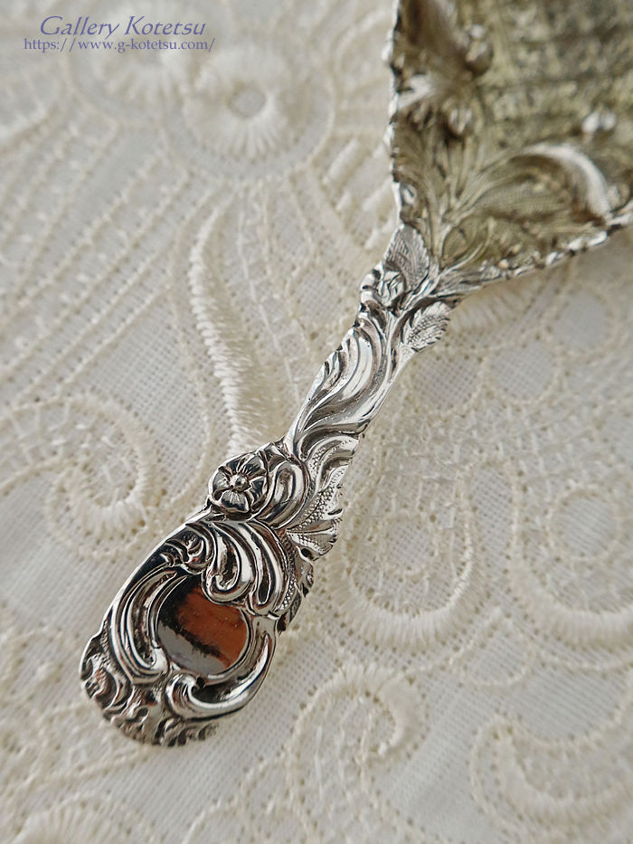 �A���e�B�[�N�V���o�[ antique silver caddy spoon