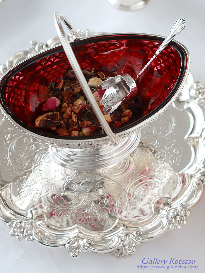 �A���e�B�[�N�V���o�[ antique silver caddy spoon