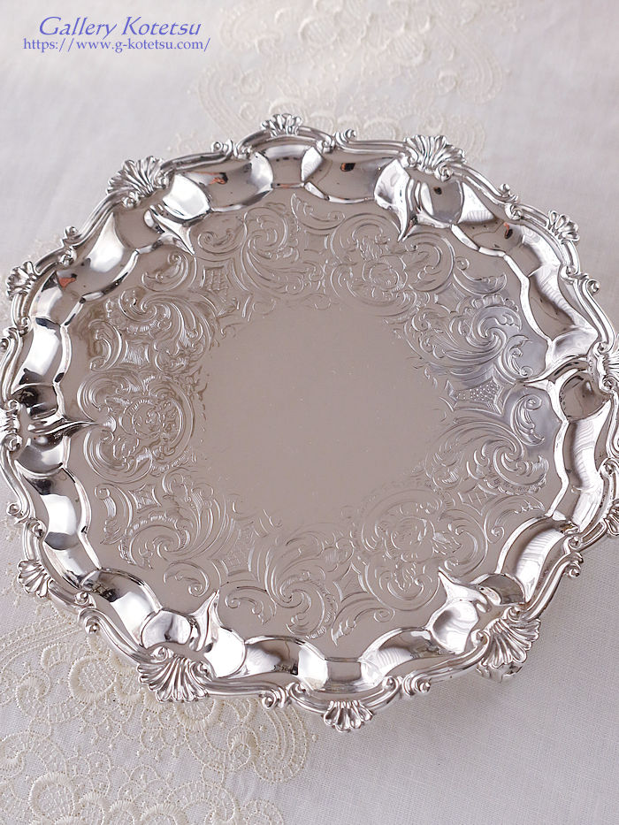 antique silver salver �A���e�B�[�N�V���o�[�@�T�����@
