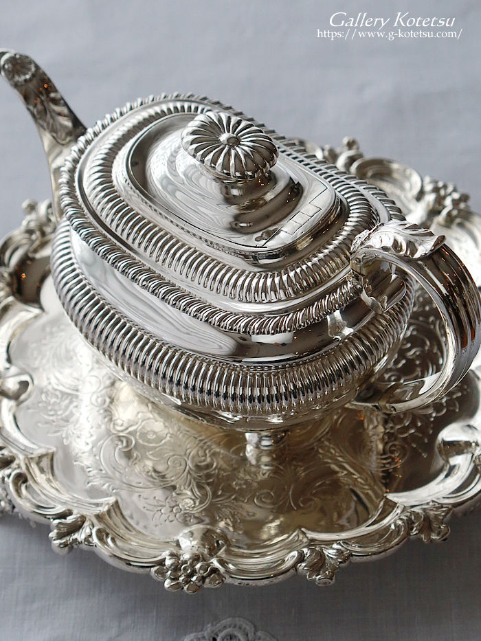 �X�^�[�����O�V���o�[�e�B�[�|�b�g antique silver teapot sterling silver teapot