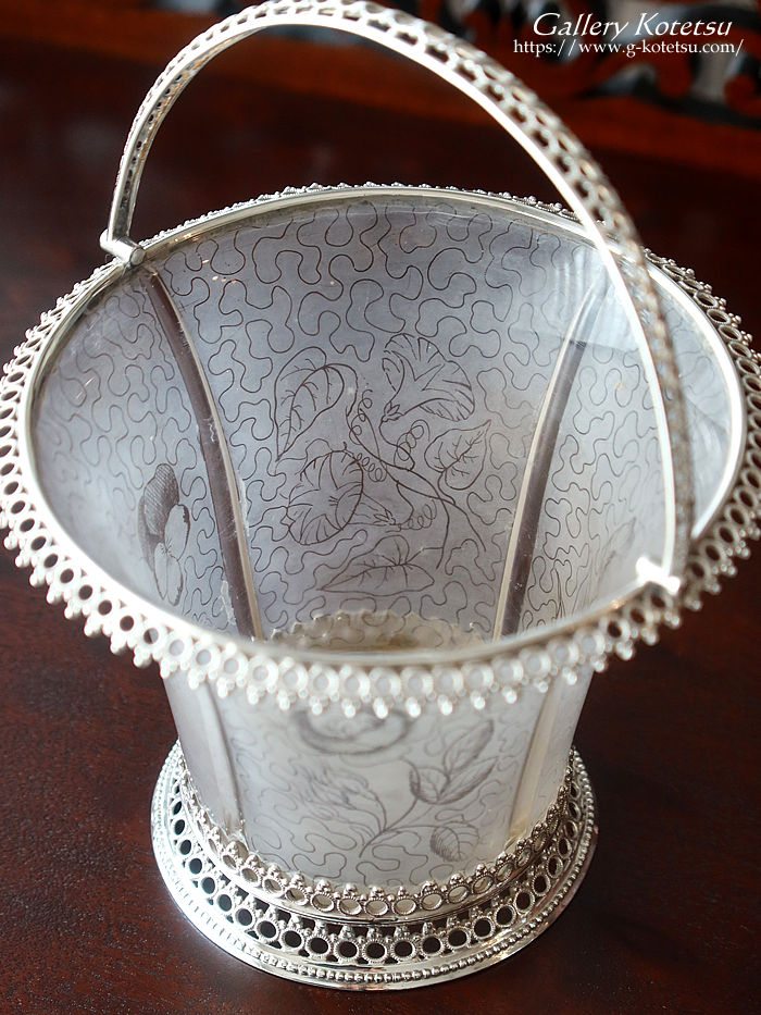 �p�����@�X�^�[�����O�V���o�[ antique silver basket