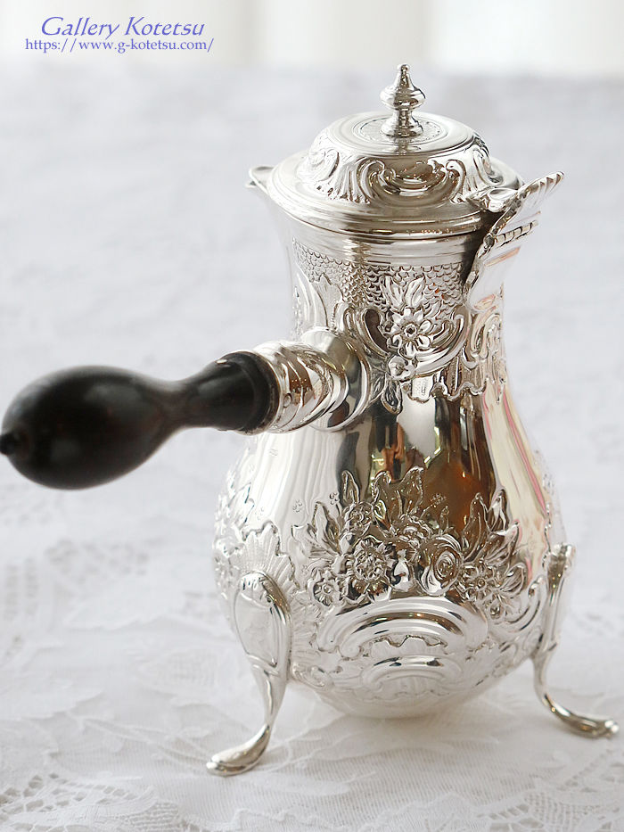 �A���e�B�[�N�V���o�[�@�`���R���[�g�|�b�g antique silver chocolate pot