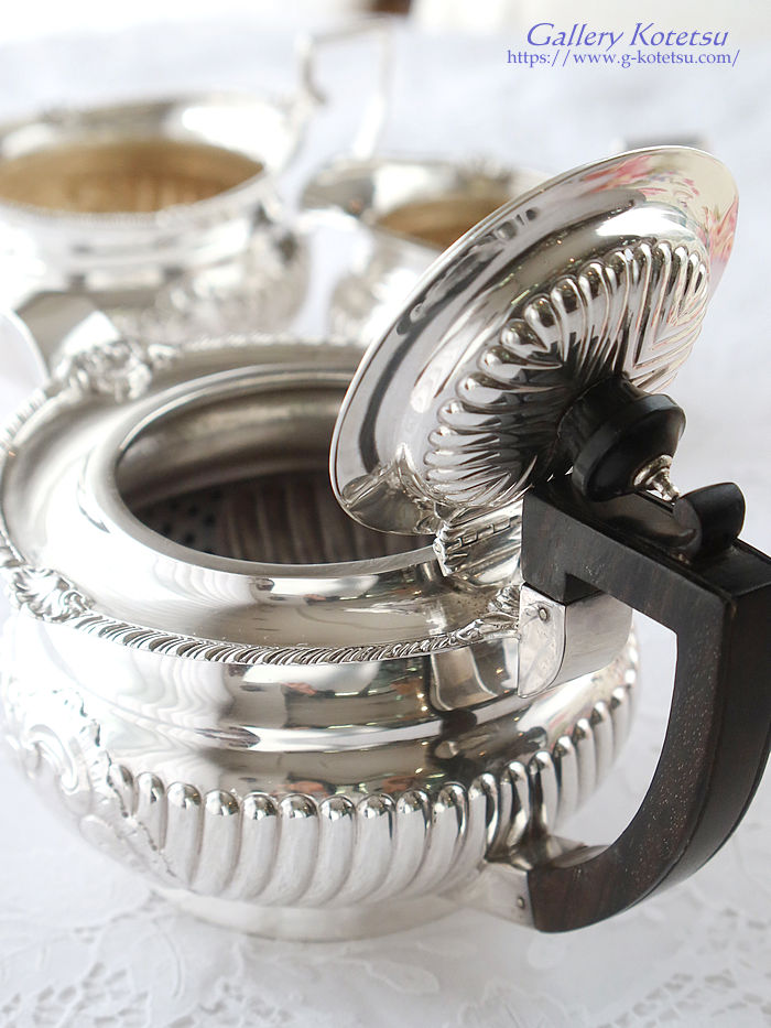 �p����� sterling siver �A���e�B�[�N�V���o�[�@�e�B�[�Z�b�g antique silver tea set