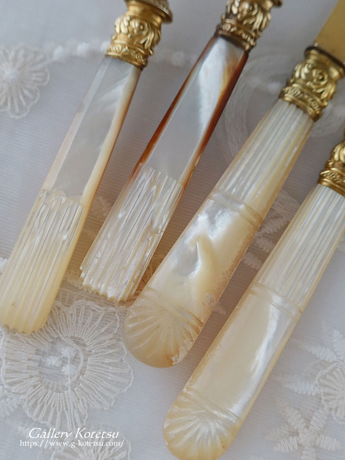 �t�����`�V���o�[�@�f�U�[�g�J�g�����[ antique silver dessert cutlery