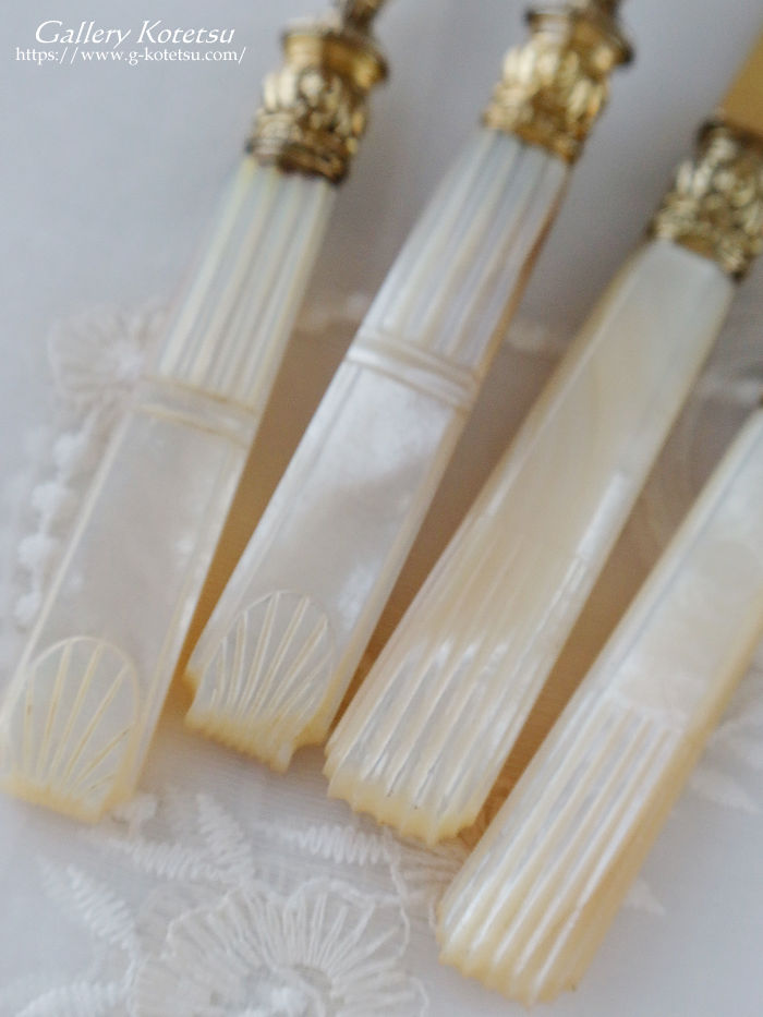 �t�����`�V���o�[�@�f�U�[�g�J�g�����[ antique silver dessert cutlery
