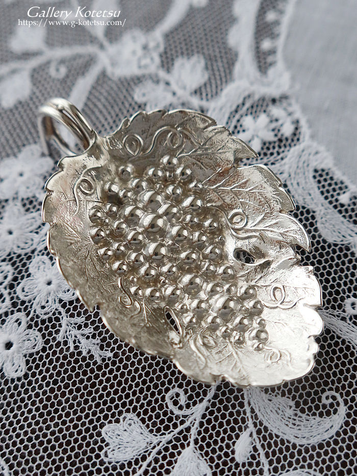 �A���e�B�[�N�V���o�[ antique silver caddy spoon