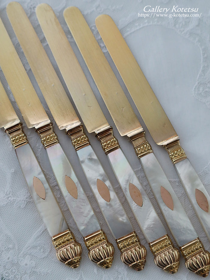 �A���e�B�[�N�V���o�[�@�f�U�[�g�i�C�t antique silver dessert knife