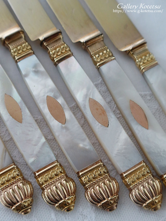�A���e�B�[�N�V���o�[�@�f�U�[�g�i�C�t antique silver dessert knife