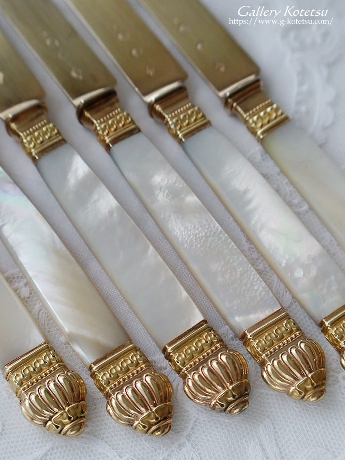 �A���e�B�[�N�V���o�[�@�f�U�[�g�i�C�t antique silver dessert knife