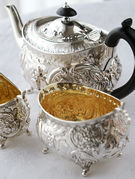 アンティークシルバーティーセット antique silver teaset