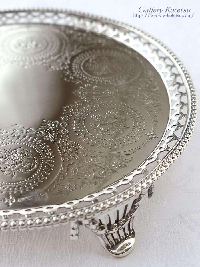 �V���o�[�T�����@ antique silver salver