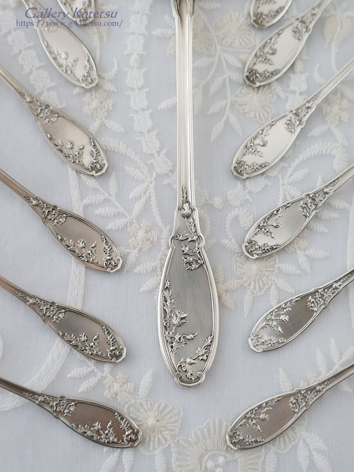 �t�����`�V���o�[ antique silver strawberry service