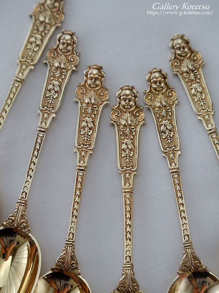�A���e�B�[�N�V���o�[�@�e�B�[�X�v�[���@antique silver teaspoon
