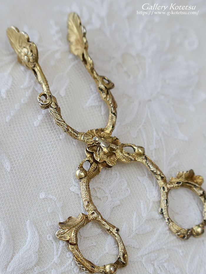 �A���e�B�[�N�V���o�[�@�V���K�[�j�b�v�X�@antique silver sugar nips