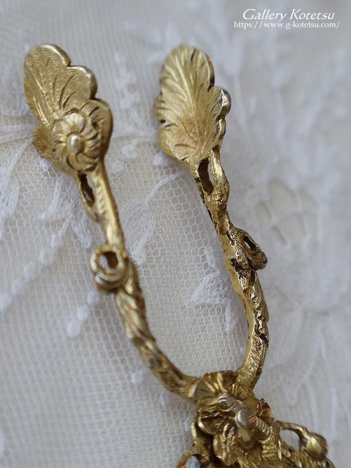 �A���e�B�[�N�V���o�[�@�V���K�[�j�b�v�X�@antique silver sugar nips