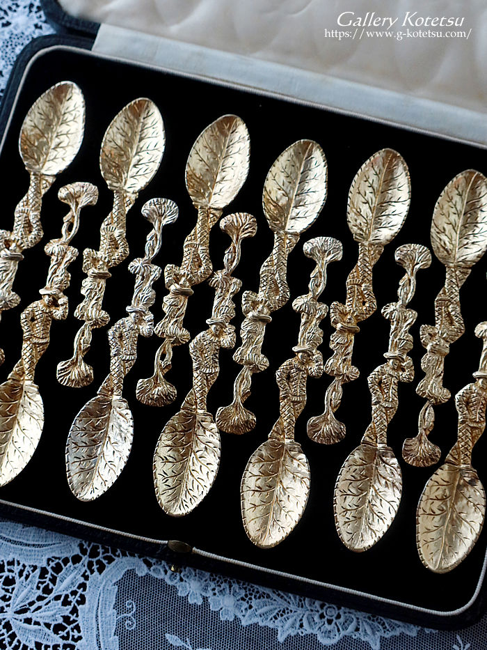 �A���e�B�[�N�V���o�[�@�e�B�[�X�v�[�� antique silver tea spoon