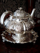 アンティークシルバーティーセット antique silver teaset