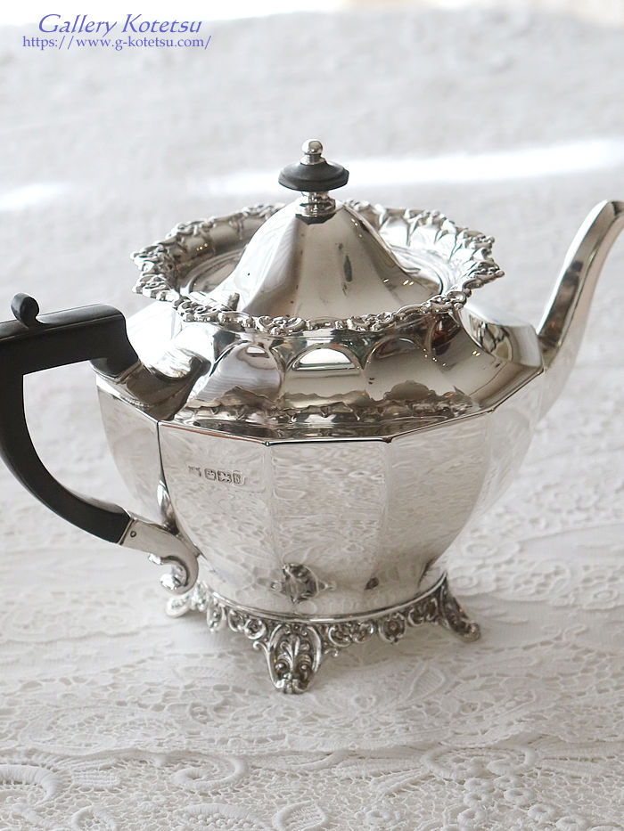 �p����� sterling siver �A���e�B�[�N�V���o�[�@�e�B�[�Z�b�g antique silver tea set