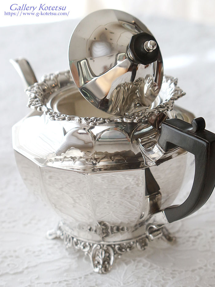 �p����� sterling siver �A���e�B�[�N�V���o�[�@�e�B�[�Z�b�g antique silver tea set