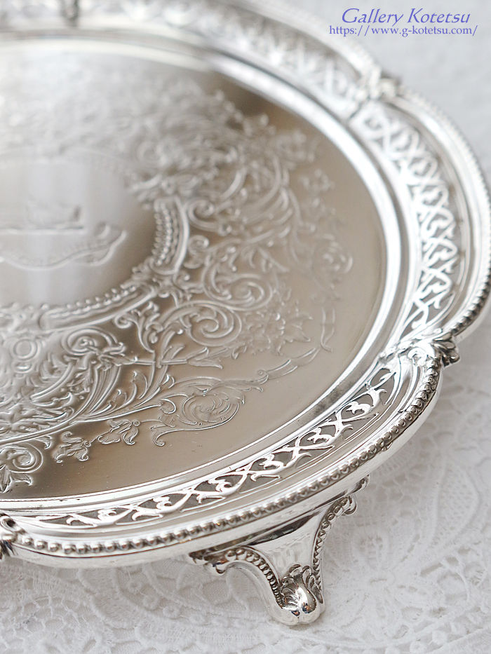 �A���e�B�[�N�V���o�[�T�����@ antique silver salver