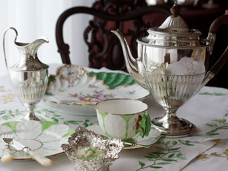  Worcester - ロイヤルウースター　アンティーク　コンポート ROYAL WORCESTER ロイヤルウースター 金彩ジュール枝文 カップ